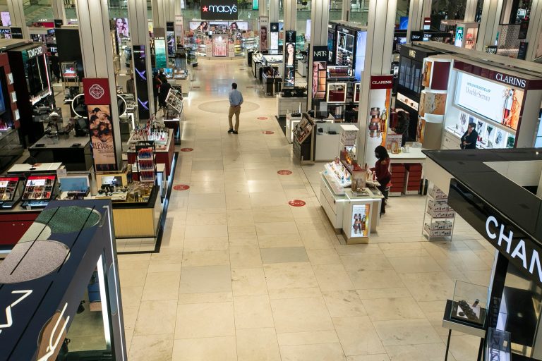 Sales tax revenues in New York dropped by 10% in 2020