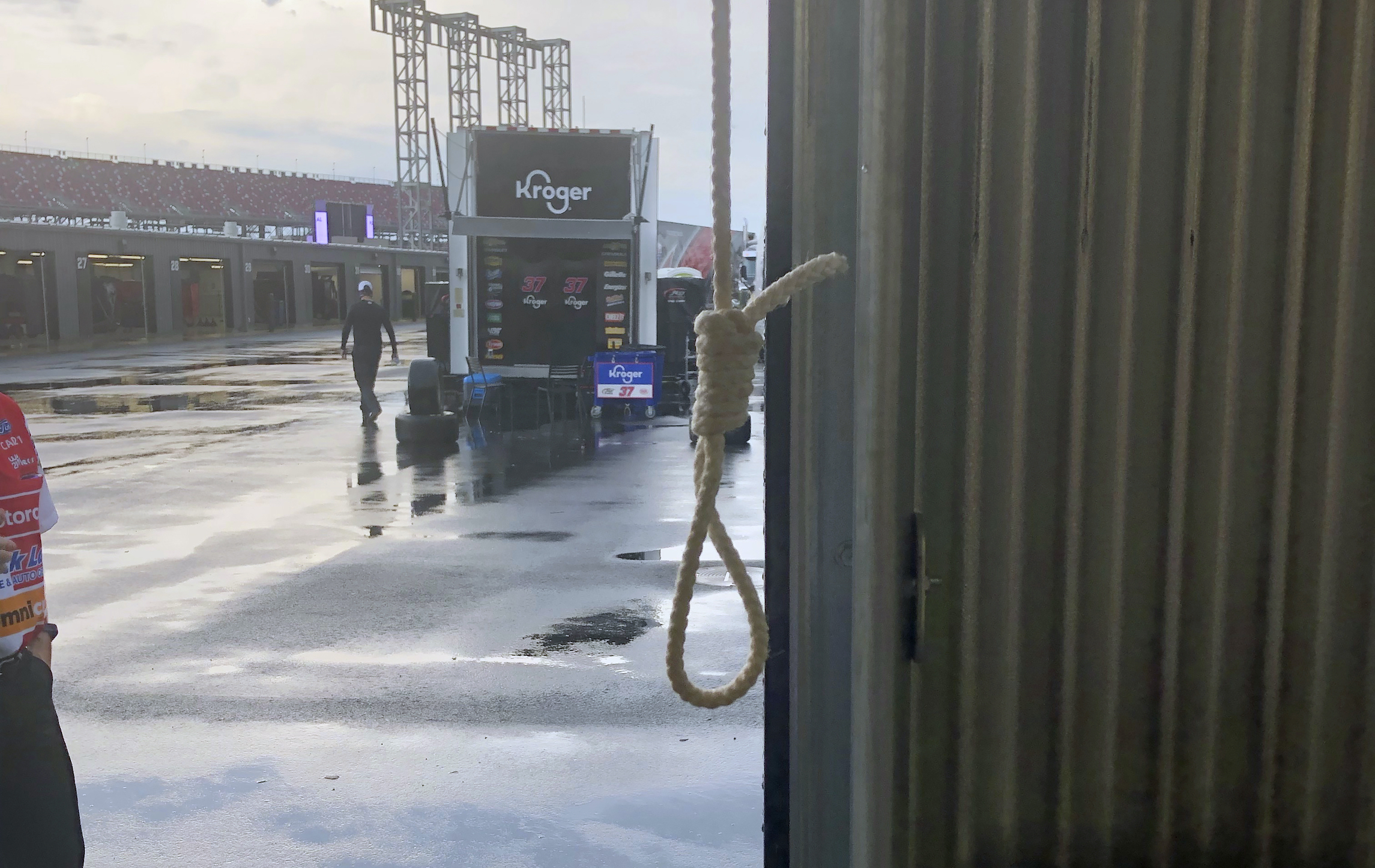 NASCAR releases image of ‘noose’ found in Bubba Wallace’s garage