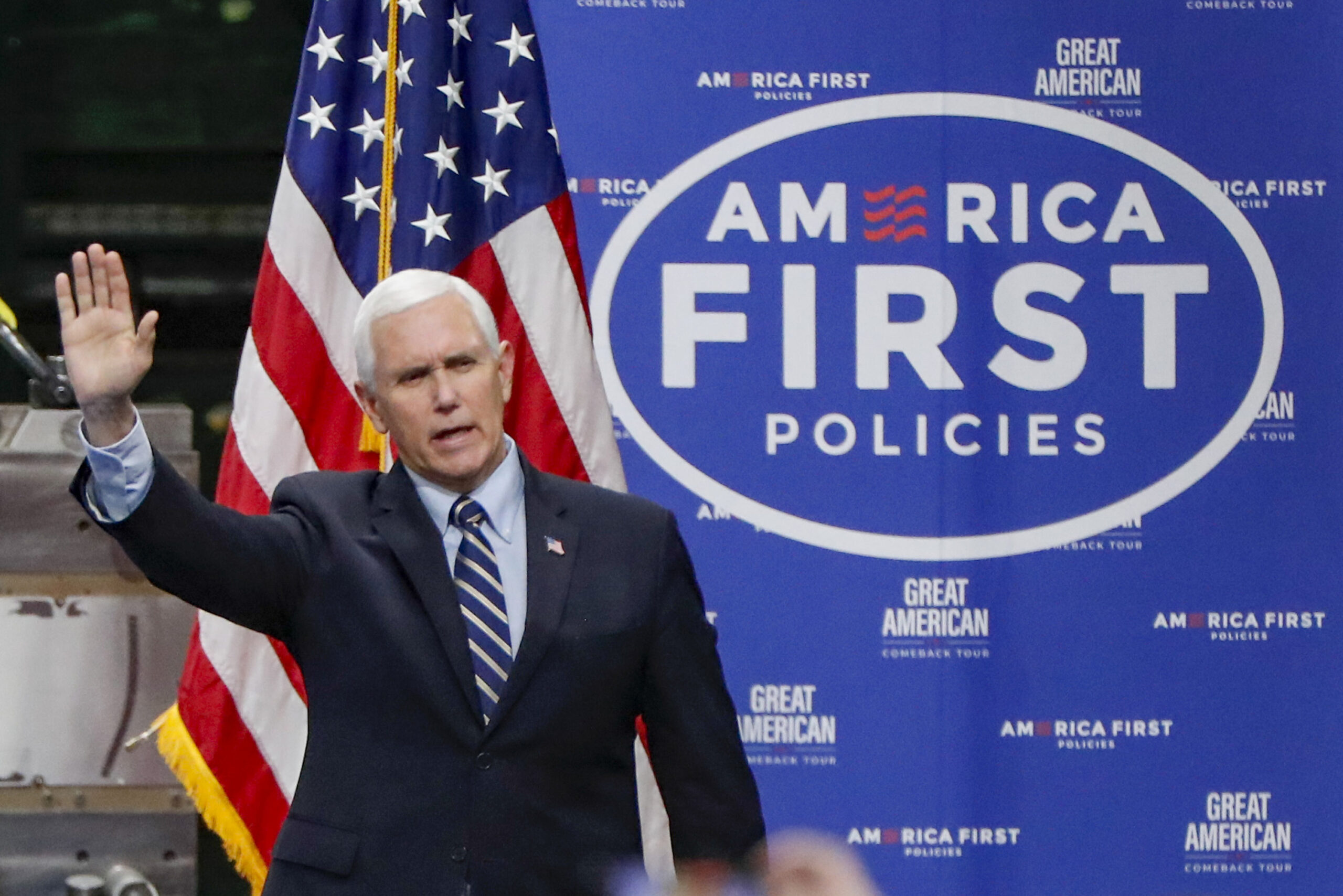 Mike Pence: ‘We’re going back to work. We’re going back to worship’