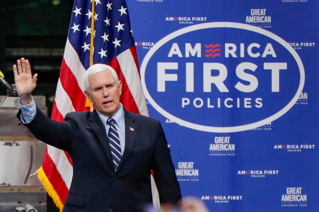 Mike Pence: ‘We’re going back to work. We’re going back to worship’