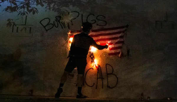 ‘Not an unprecedented thing’: DHS says it is in Portland to protect federal property