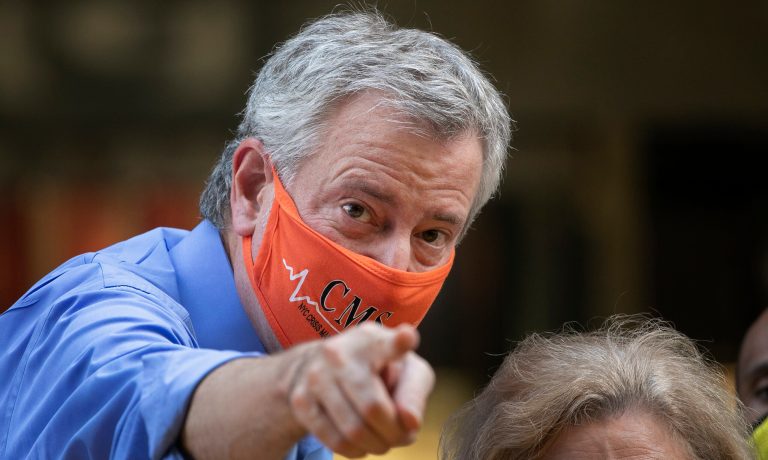 Mayor Bill de Blasio, tyrant