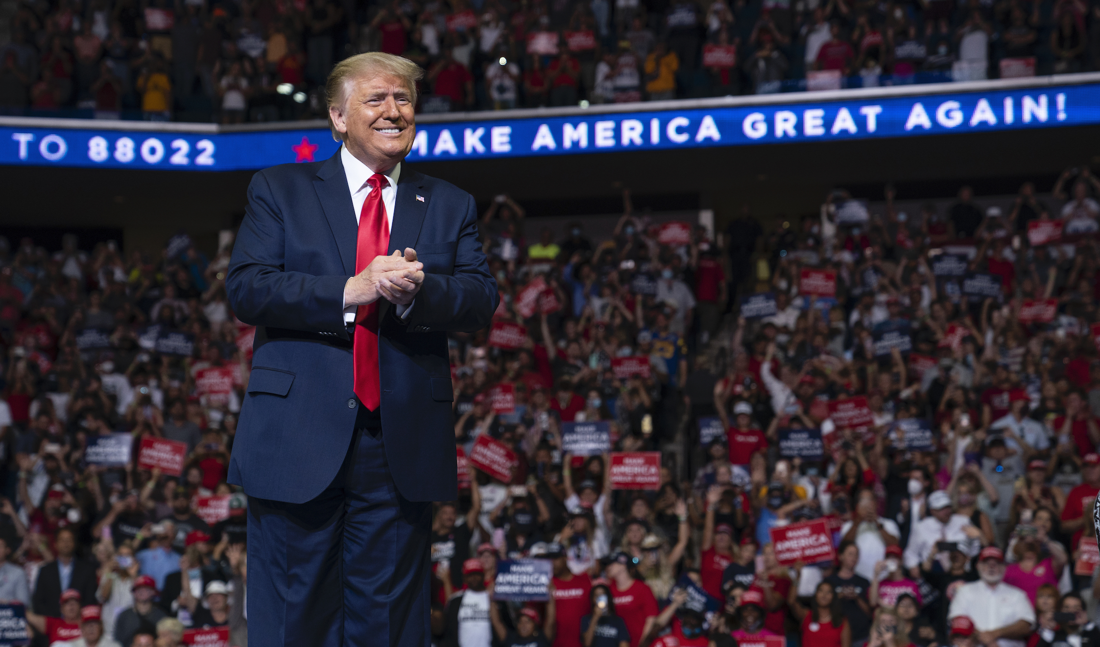 Trump sends 7-year-old attacked at Democratic convention a signed ‘MAGA’ hat and other goodies