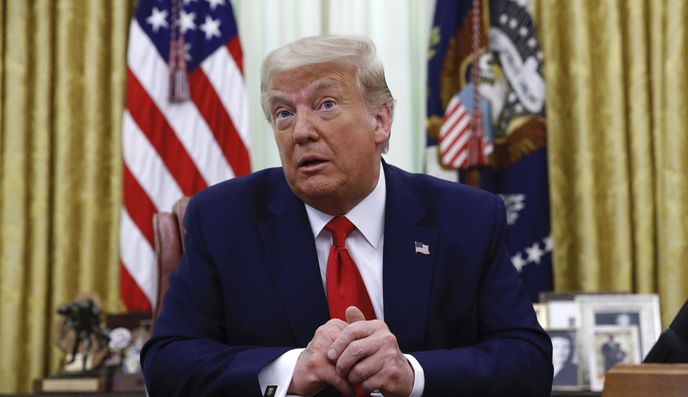 ‘I’m not gonna just say yes’: Trump declines to commit to conceding election if he loses to Biden