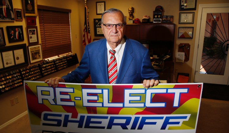 Joe Arpaio neck and neck with his old chief deputy in bid to reclaim Maricopa County sheriff job