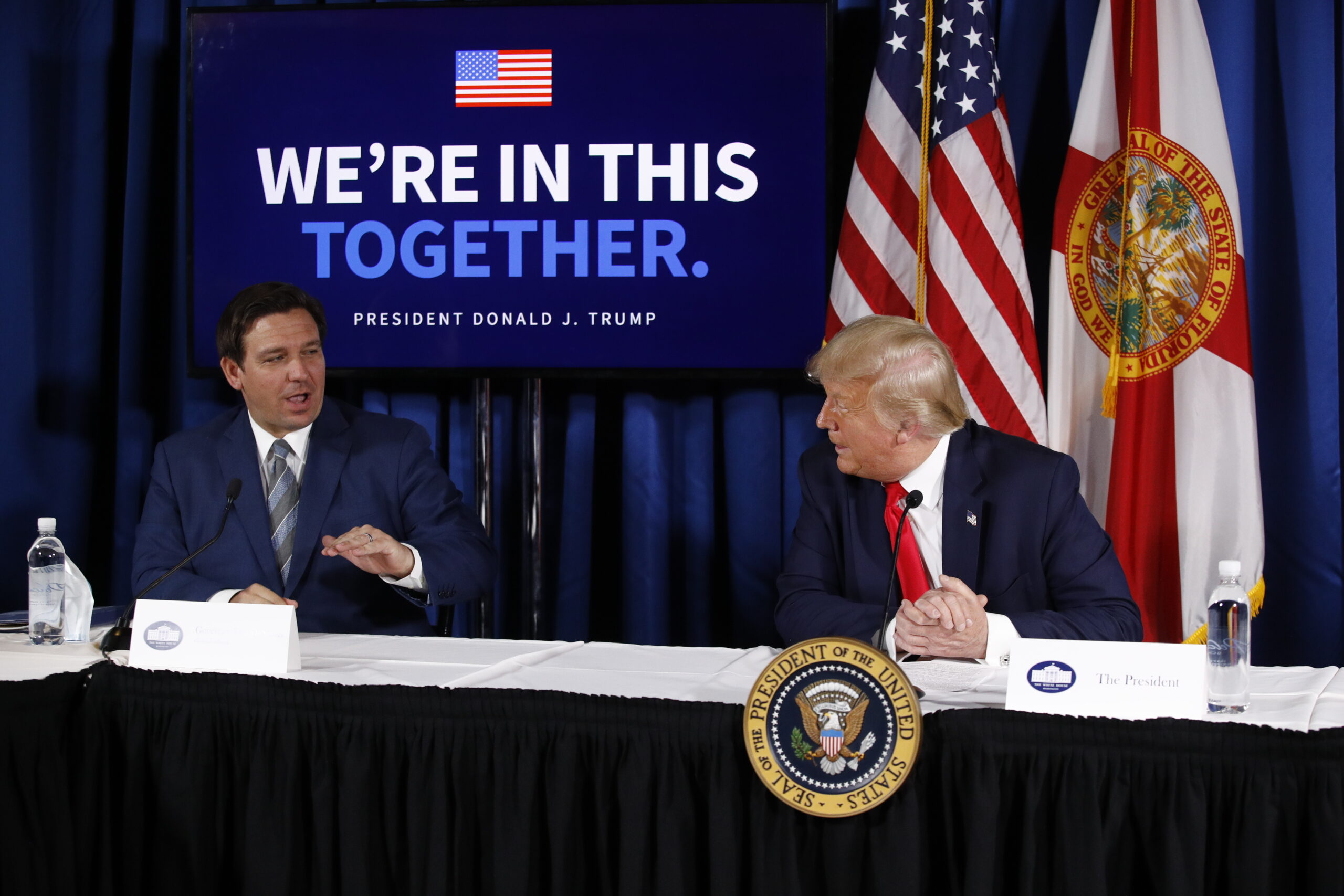Trump votes DeSantis for Florida governor