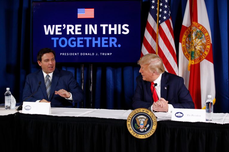 Trump votes DeSantis for Florida governor