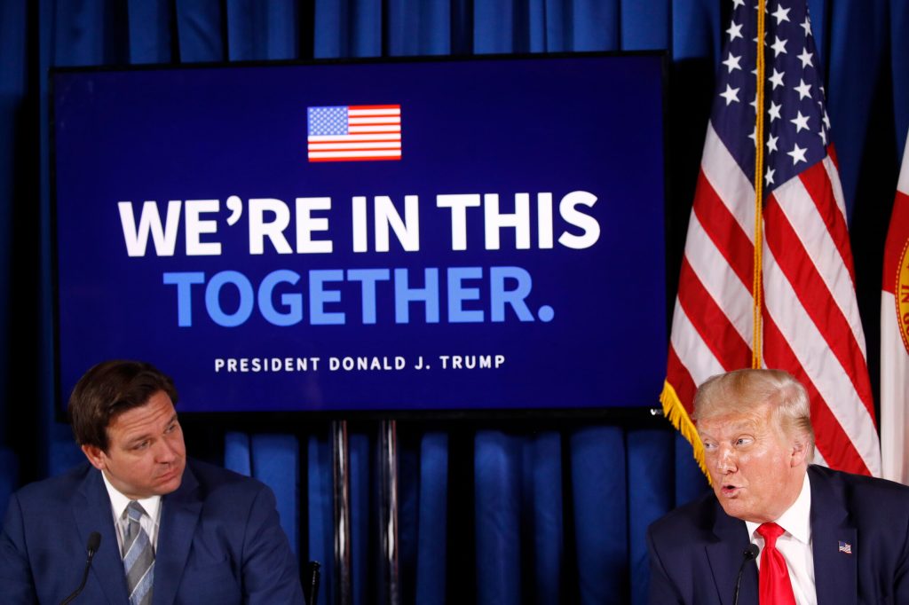 Trump floats 2024 run with DeSantis as possible running mate
