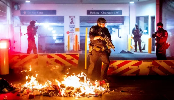 At least 140 DHS and federal police deployed to Portland have been injured since May
