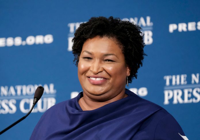 Stacey Abrams leads appeal to back Biden by 17 Democrats in keynote address