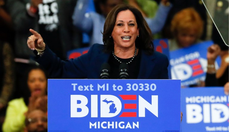 In Michigan, both parties celebrate Biden’s Kamala Harris choice