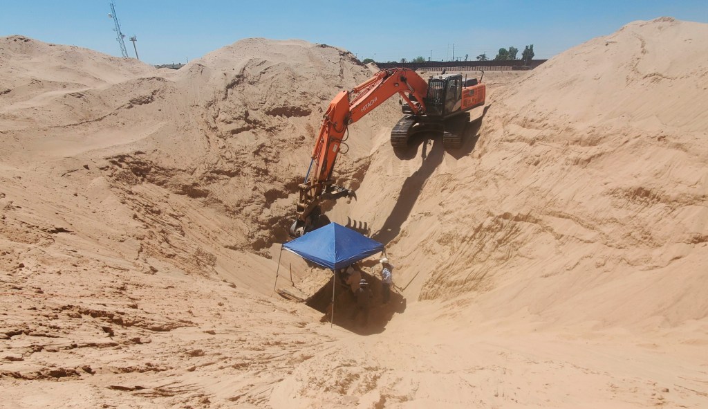 New border wall forces smugglers to dig expensive tunnels and launch drones