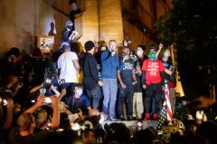 Portland mayor meets with protesters and business groups to discuss police reform, economy