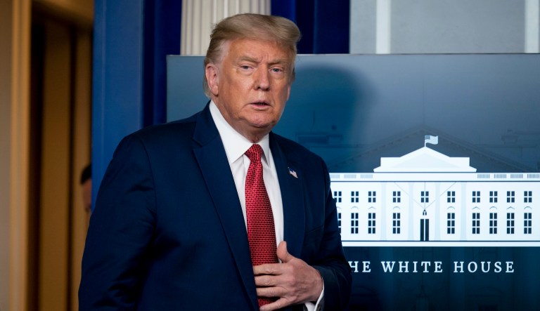 ‘Some people would say that men are insulted’: Trump questions Biden vow to pick female vice president