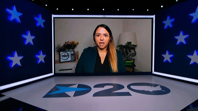 Media in awe of woman who used her father’s death as a prop at the Democratic National Convention