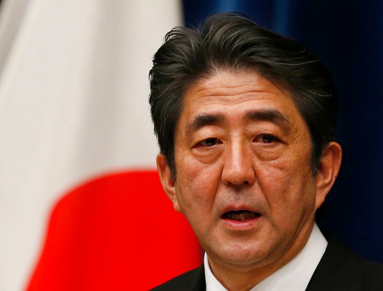 FILE - Then Japan's new Prime Minister Shinzo Abe speaks during his first press conference at the prime minister's official residence in Tokyo Wednesday, Dec. 26, 2012. Former Japanese Prime Minister Abe, a divisive arch-conservative and one of his nation's most powerful and influential figures, has died after being shot during a campaign speech Friday, July 8, 2022, in western Japan, hospital officials said.