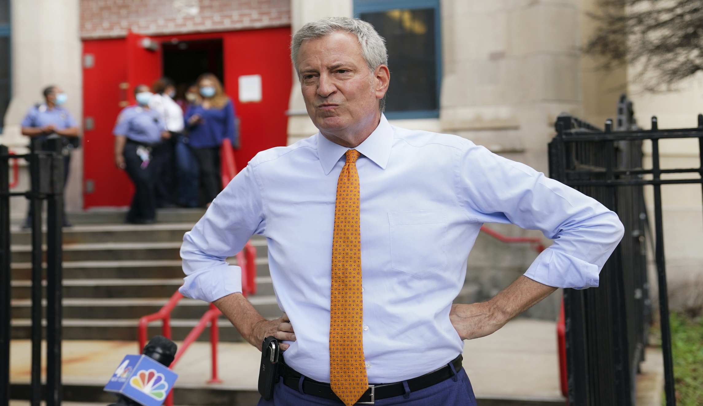 Bill de Blasio furloughs himself and nearly 500 staff for one week to help curb budget shortfalls