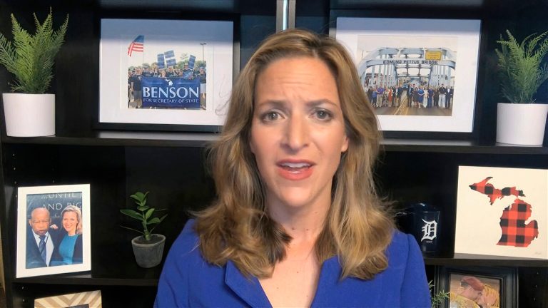 Biden-endorsed Michigan secretary of state misprints Trump ticket on mail-in ballots