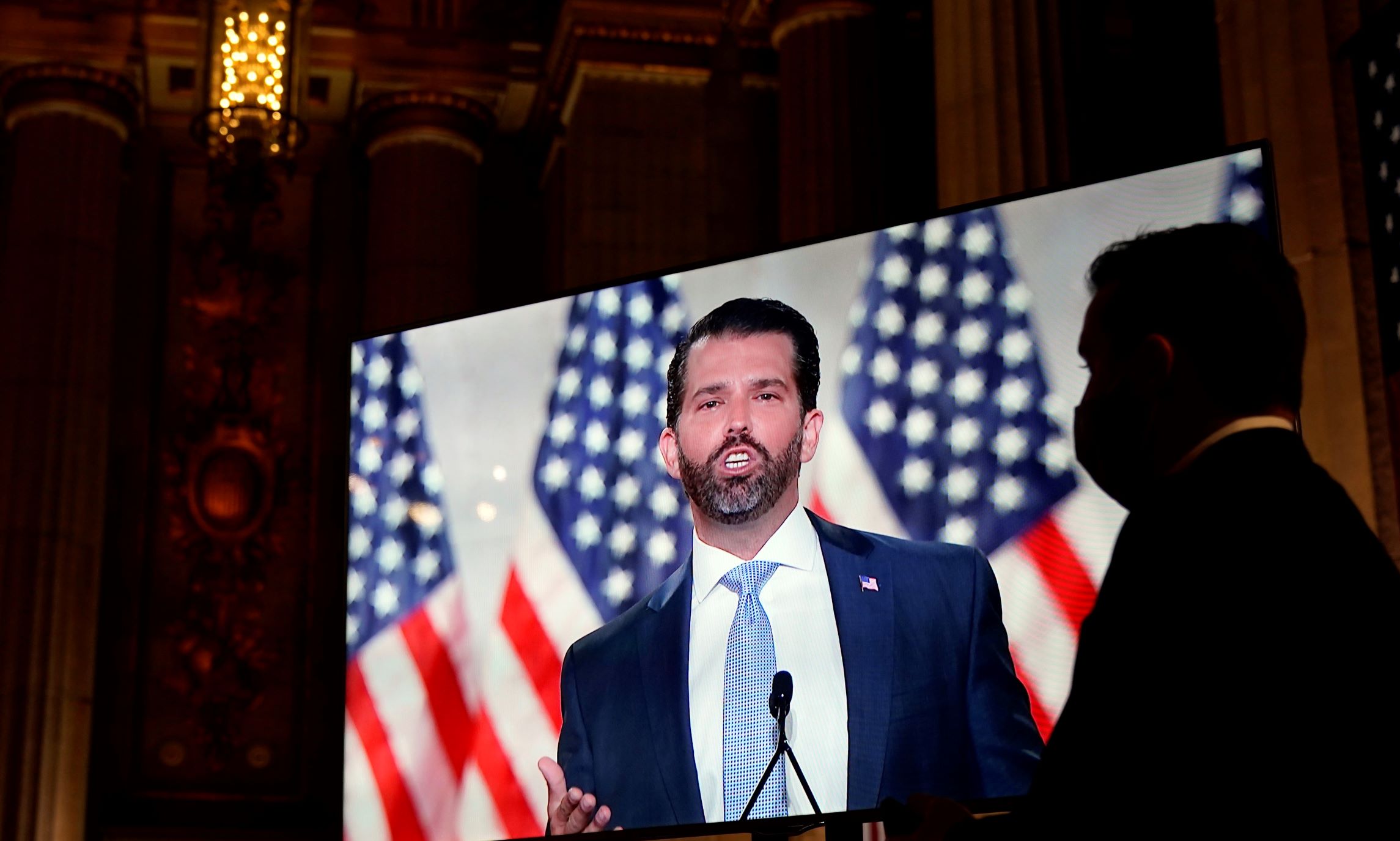 Donald Trump Jr. defends Kimberly Guilfoyle against ‘racist’ and ‘sexist’ critics