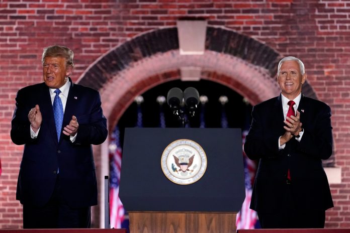 Trump deploys heavy hitters on final night of convention after Biden’s low-octane lineup