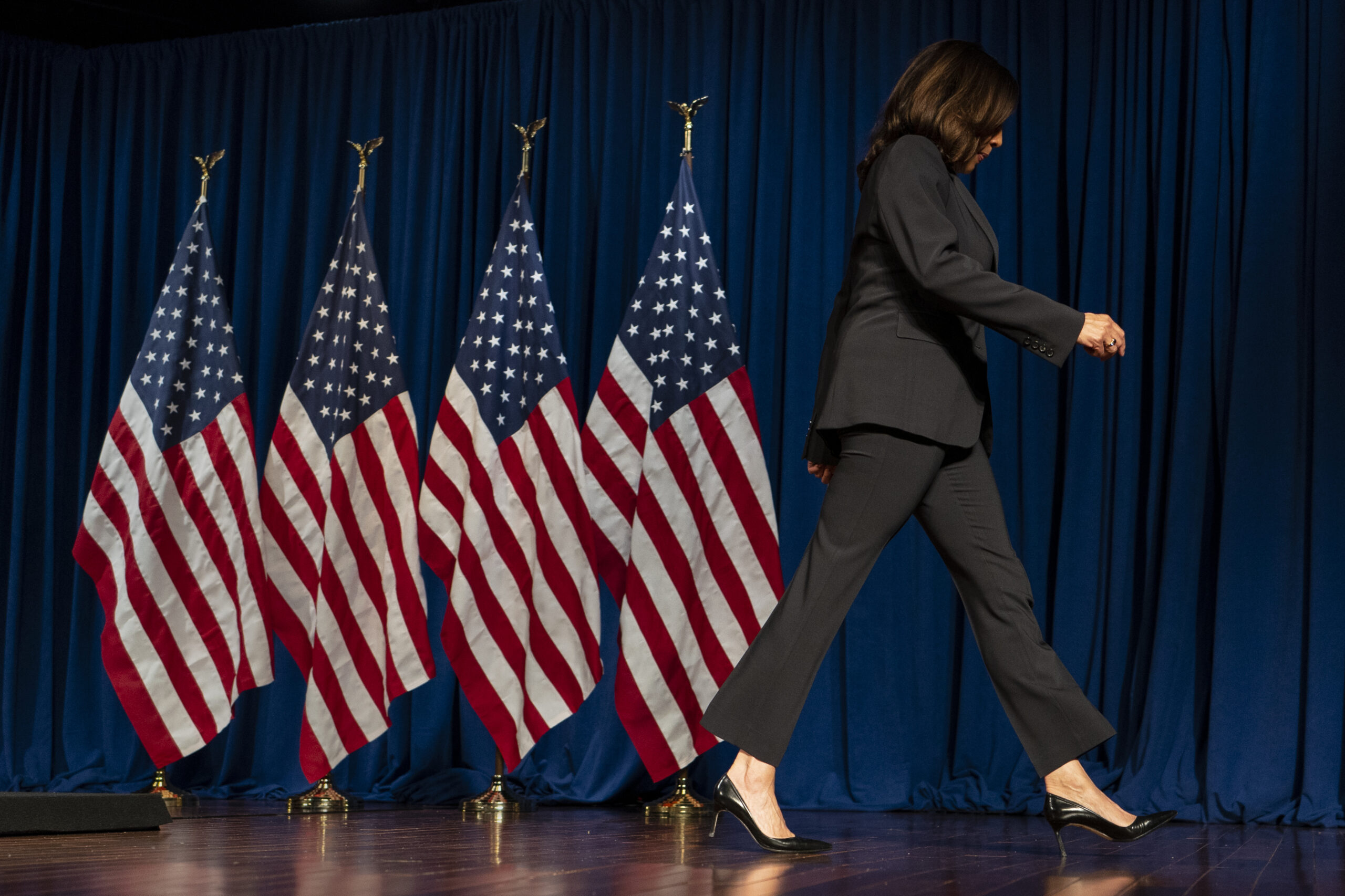 Kamala Harris really doesn’t want to talk about being a cop