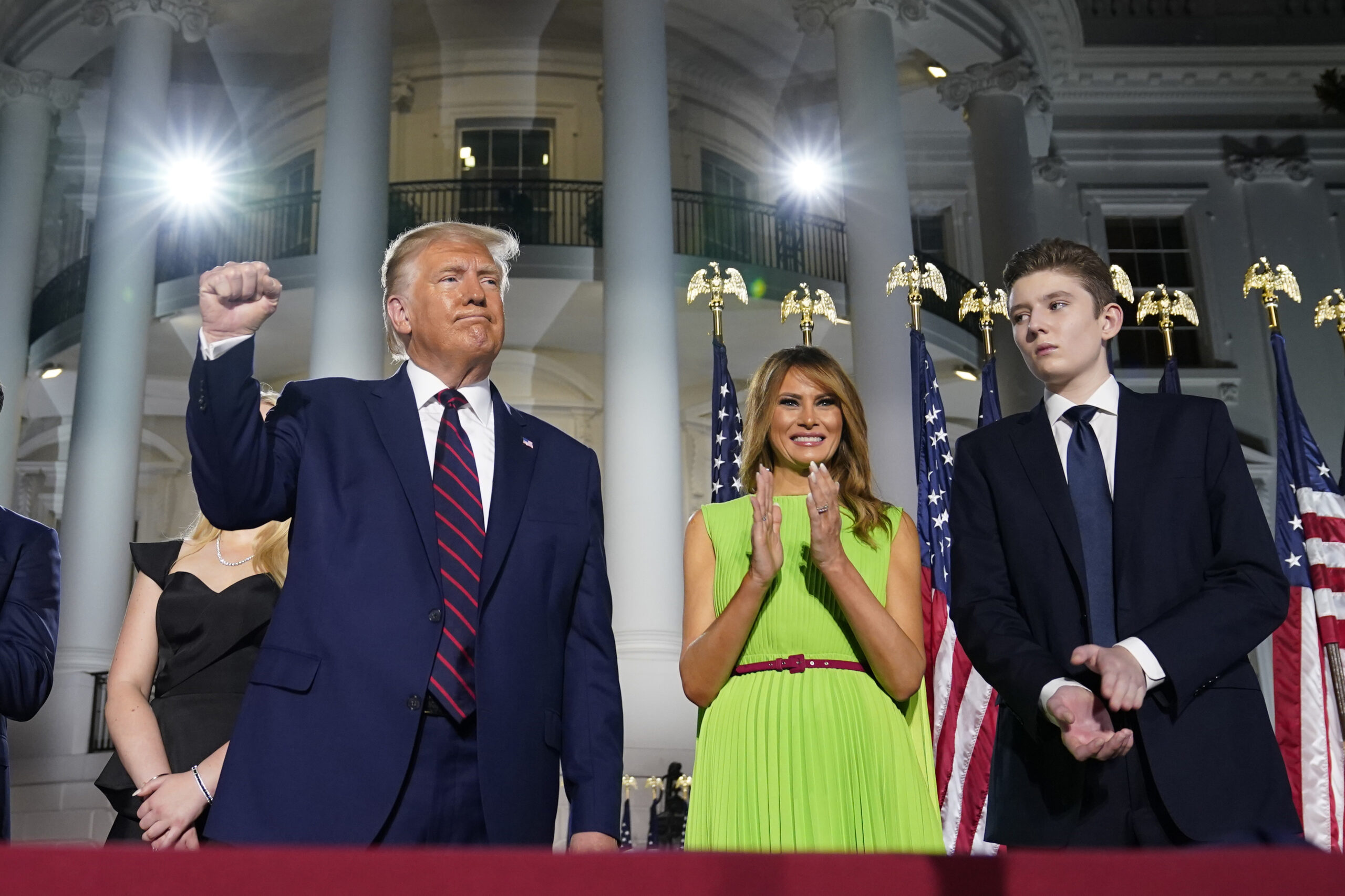 First lady allegedly tours exclusive private school for Barron as Trumps prepare to leave DC