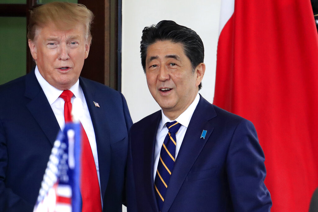 Donald Trump, Shinzo Abe