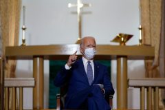 ‘They’ll shoot me’: Biden makes awkward joke at Kenosha community meeting