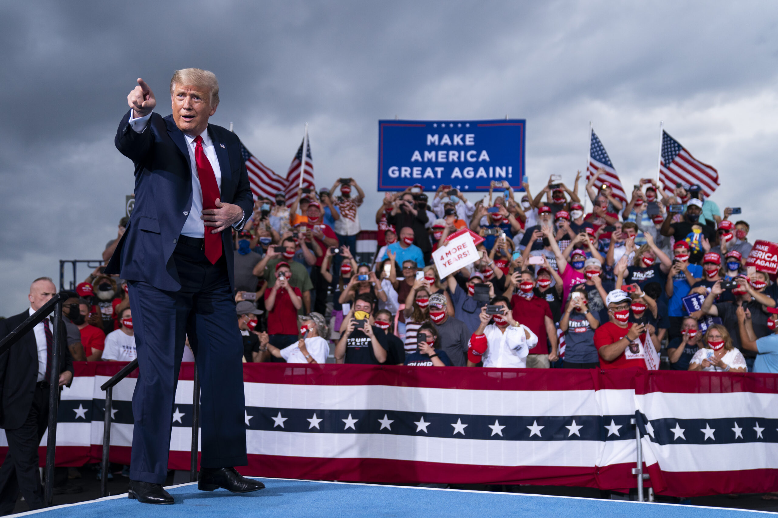 Trump has the momentum as Biden looks rattled