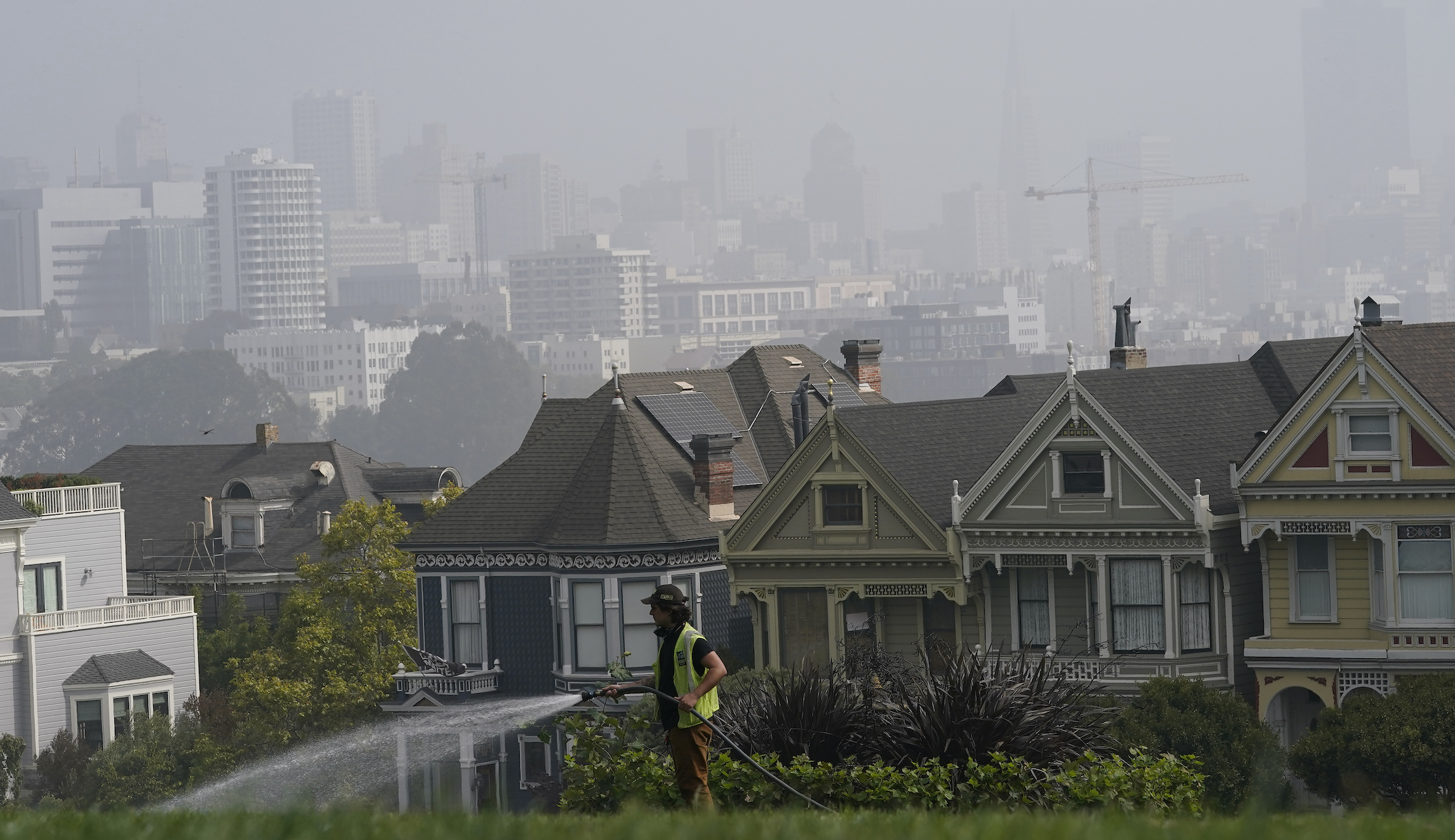 Wildfires largely contained after powerful Santa Ana winds took down power lines