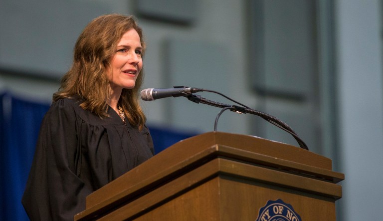 Judge Amy Coney Barrett. 
