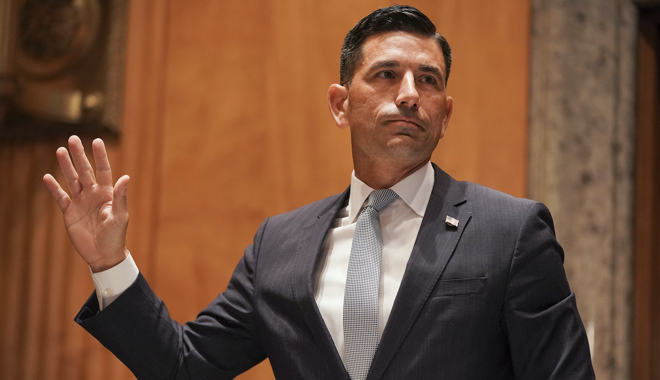 At confirmation hearing, Chad Wolf hit with flood of questions on DHS scandals