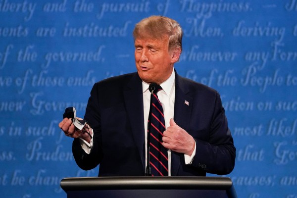 Trump coronavirus defiance delights supporters but concerns most voters