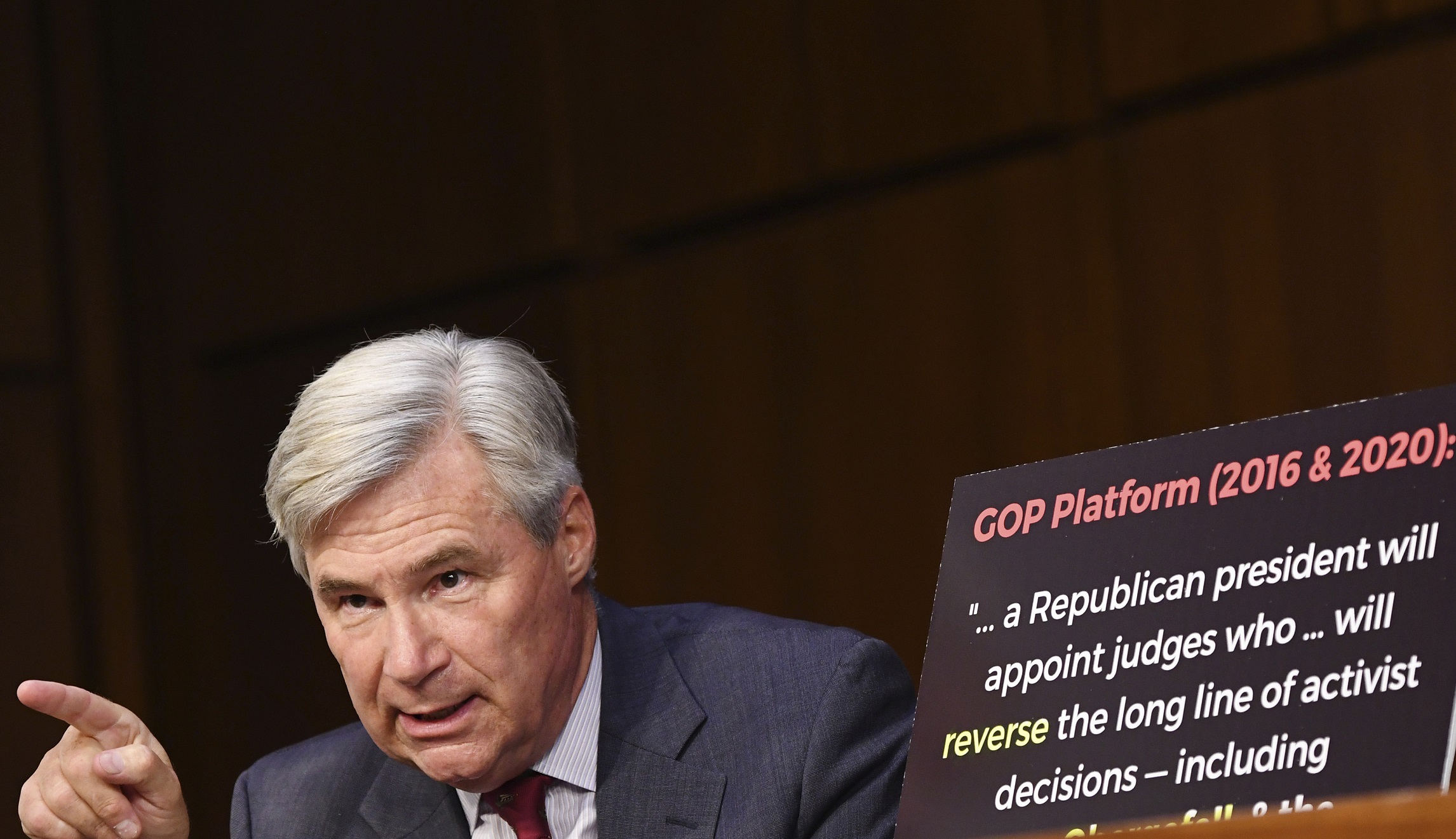 Sen. Whitehouse, against Judge Barrett, shows huge hypocrisy about ‘dark money’