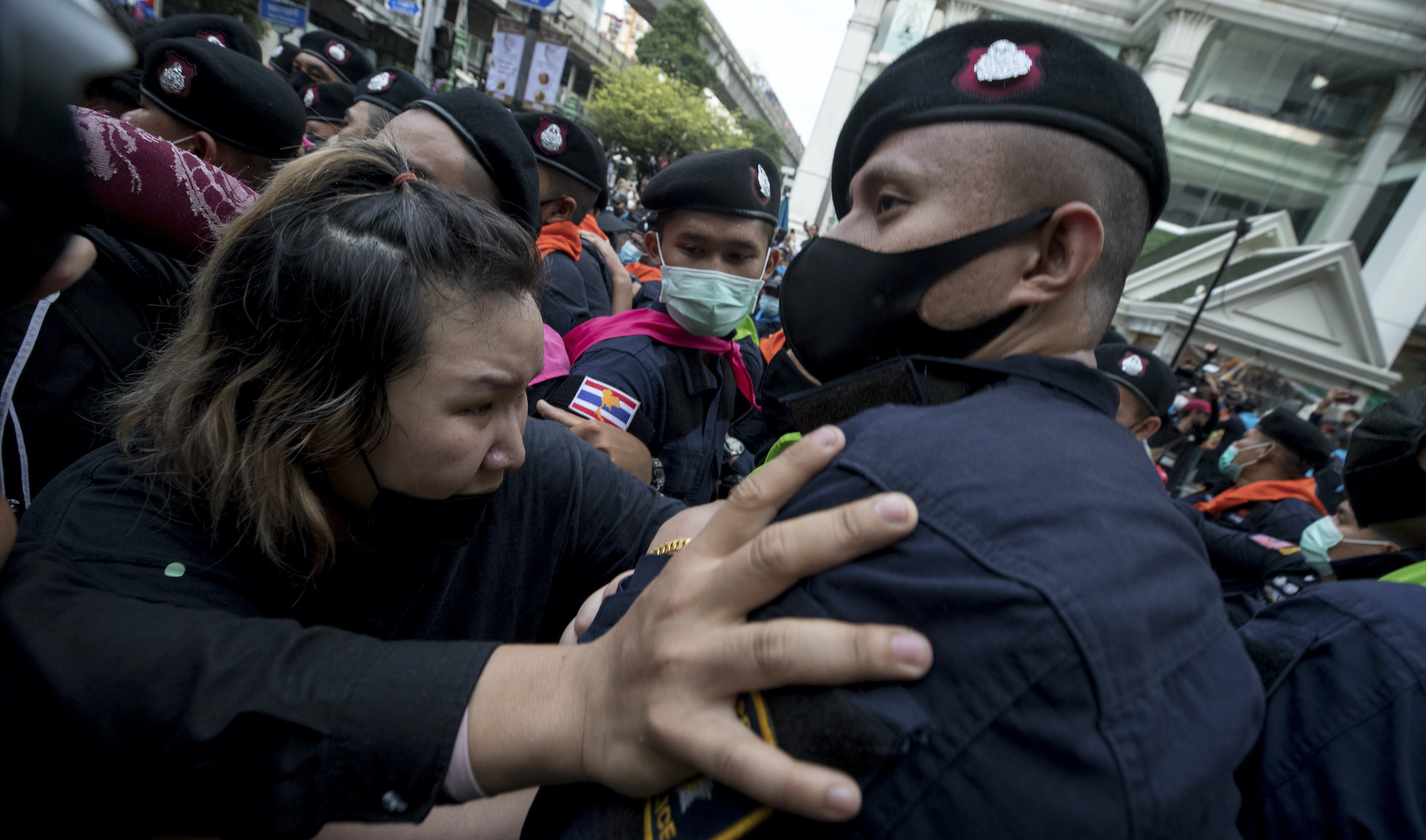‘We won’t run away’: Thousands of pro-democracy protesters call for new constitution in Thailand