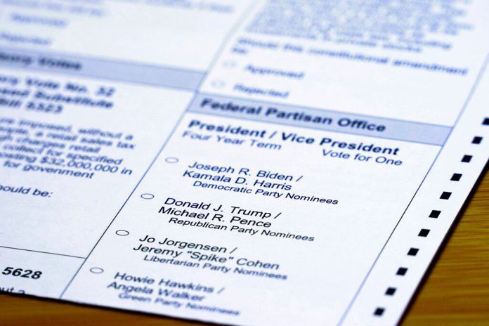 Trump leads Biden by five, locks in lead