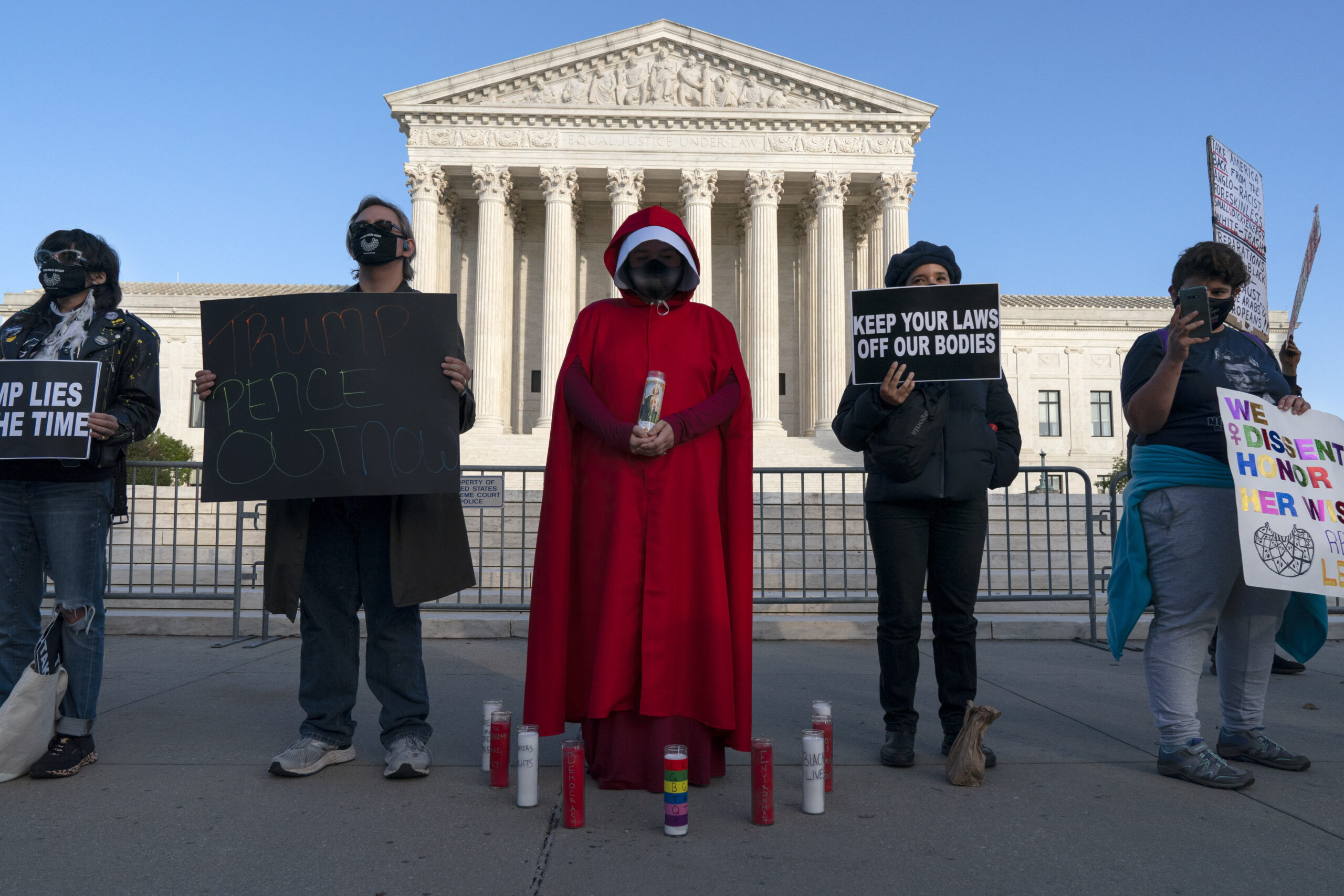 ‘This is fascism!’: TikTok users and protesters alarmed following Barrett’s confirmation to Supreme Court