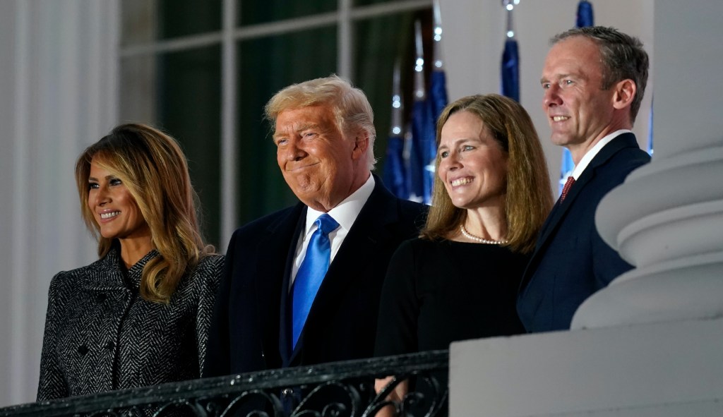 Trump seeks last-minute Amy Coney Barrett advantage