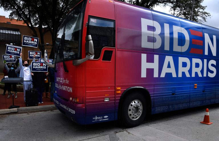 FBI investigating Trump supporters allegedly harassing Biden campaign bus