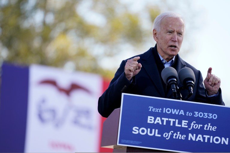 Payback: Biden tumbles 19 points in Iowa as women and youth abandon him