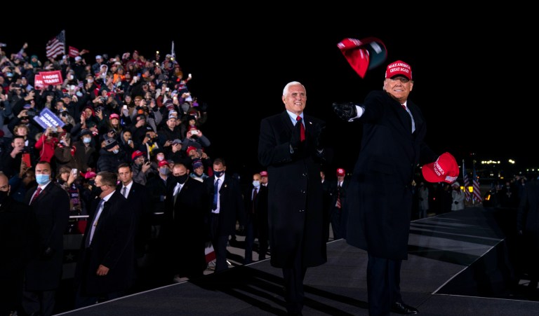 Trump closes reelection campaign in Michigan with appeal to spirit of 2016