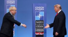 Boris Johnson refers to Trump as ‘previous president’ as most of the world moves on