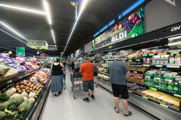 ALDI opens its first Arizona-area store in Goodyear, AZ on Thursday, Nov 5, 2020.