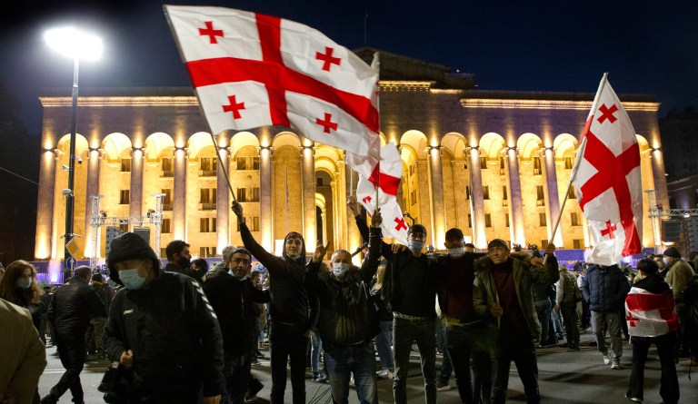 As election fraud concerns rise in Georgia (the country), Pompeo must seize opportunity to meet with opposition