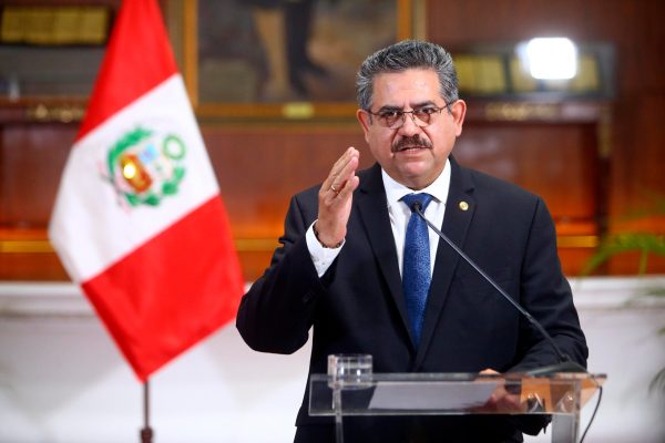 Interim Peruvian president steps down amid protests