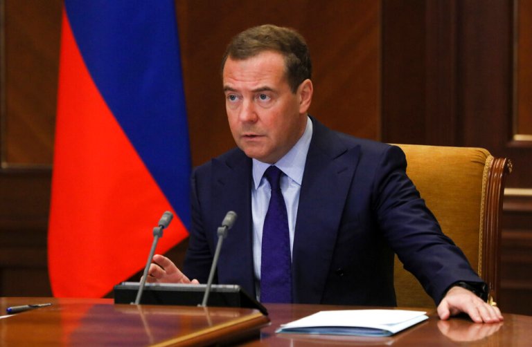 Russian Security Council Deputy Chairman Dmitry Medvedev.