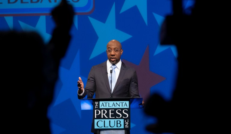 Raphael Warnock steps into political glare amid historic Georgia Senate bid