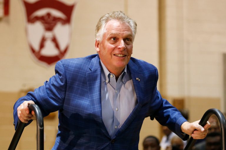 Former Virginia Gov. Terry McAuliffe is campaigning to be governor again.