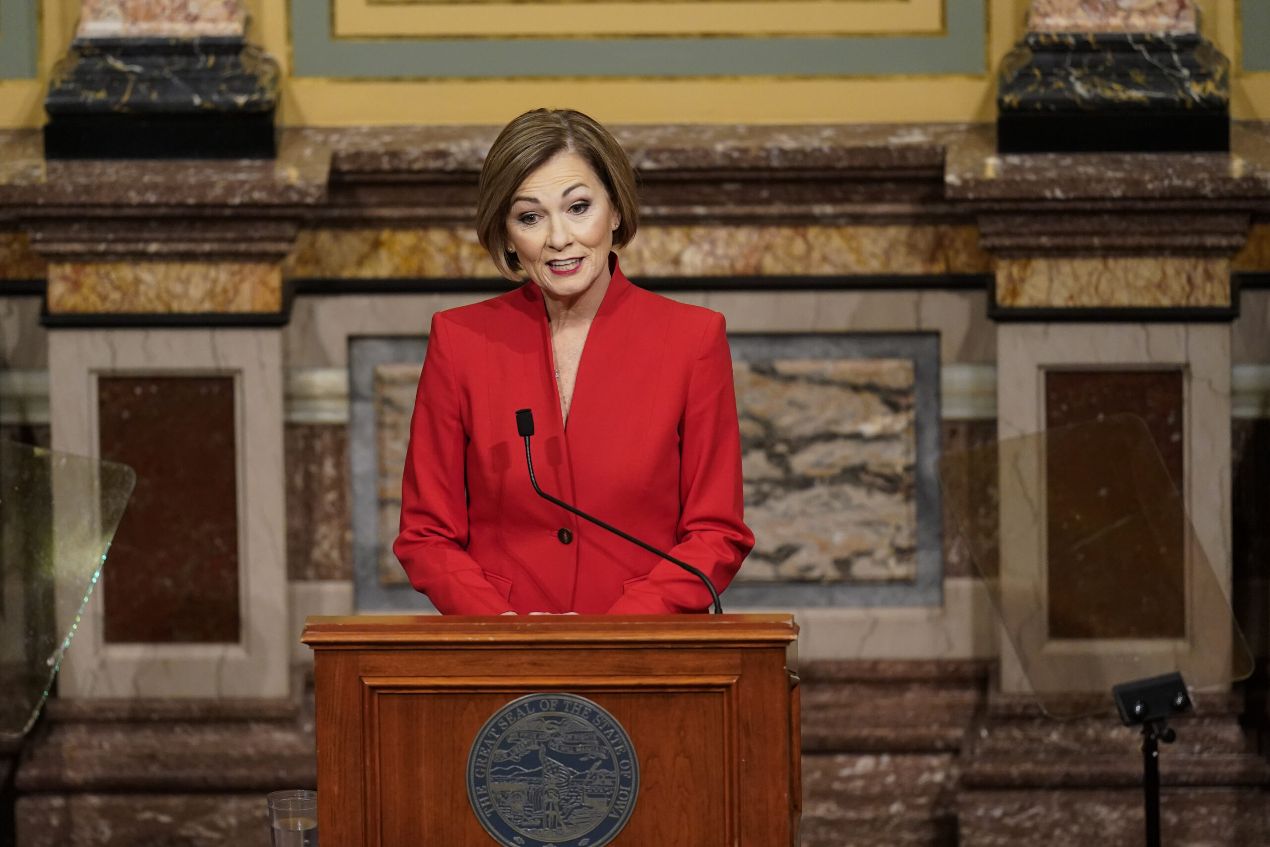 Iowa governor signs bill shortening window for early and Election Day voting
