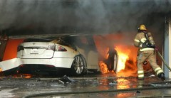 Firefighters battling blazes caused by waterlogged electric vehicles in Florida